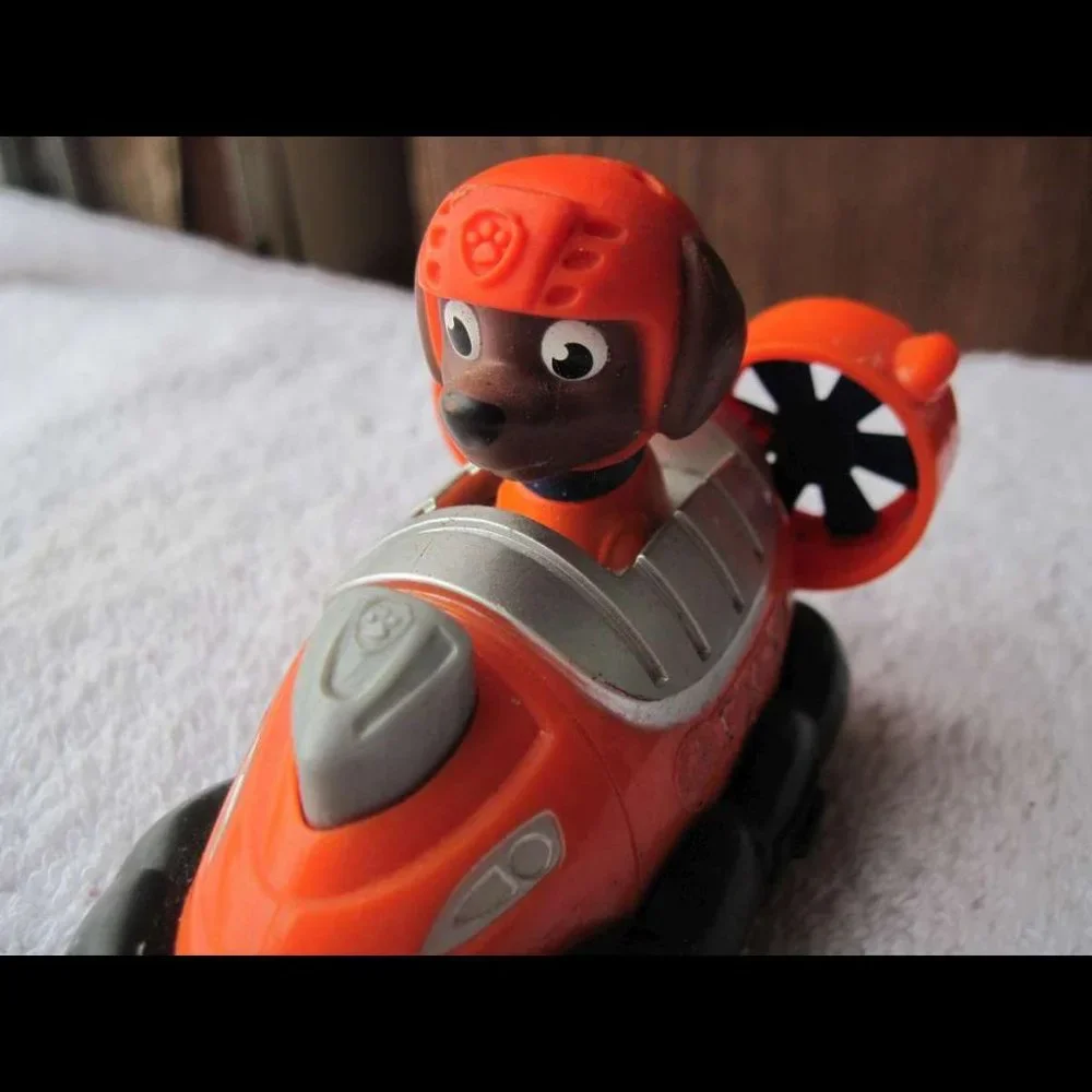 Paw Patrol Rescue Racer Zuma Hovercraft Tank Backpack Puppy NO Rescue Pet Plush!